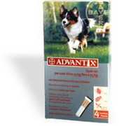 Advantix antiparassitario spot-on per cani oltre 10Kg fino a 25Kg. 4 pipette - Prodotti per animali - Cani e gatti