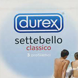 Durex Settebello Classico 3 pezzi - Vita di coppia - Profilattici