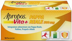 APROPOS VITA+ Pappa Reale 500mg 10 flacconcini -  - Integratori e coadiuvanti