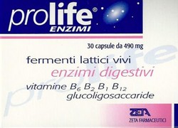 Prolife ENZIMI integratore pancia piatta 30 capsule -  - Fermenti lattici 